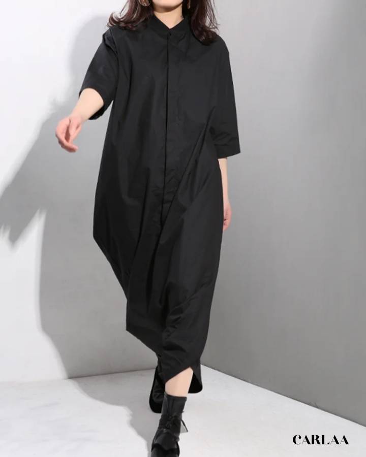 Combinaison noire jambe large