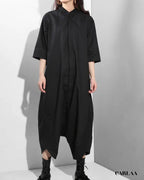 Combinaison noire jambe large