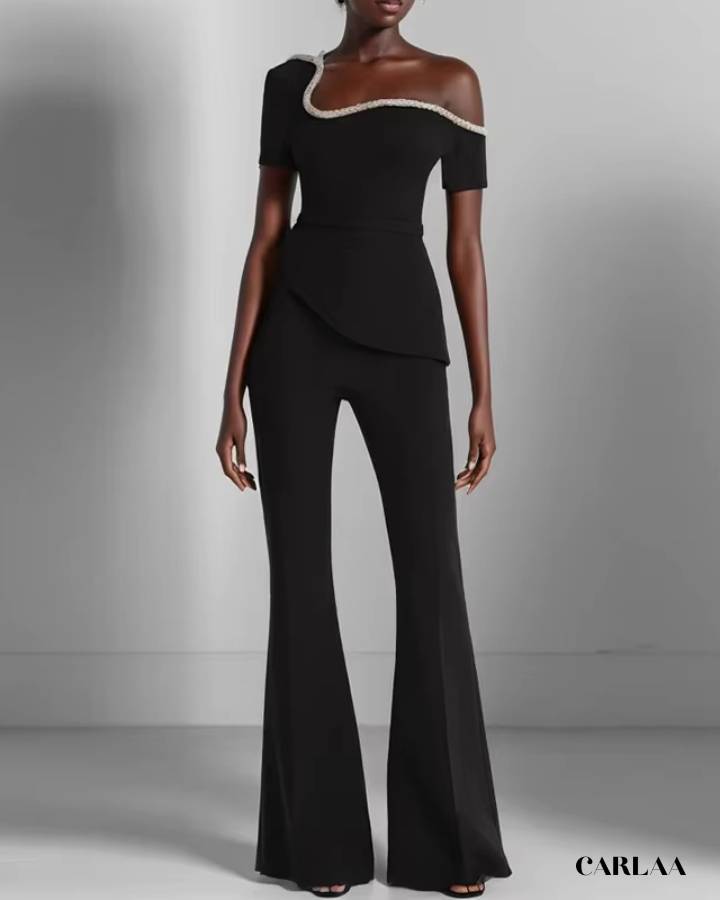 Combinaison noire femme habillée
