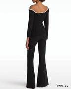 Combinaison noire femme habillée