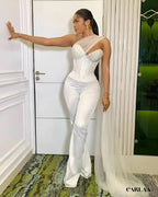 Soirée combinaison femme mariage