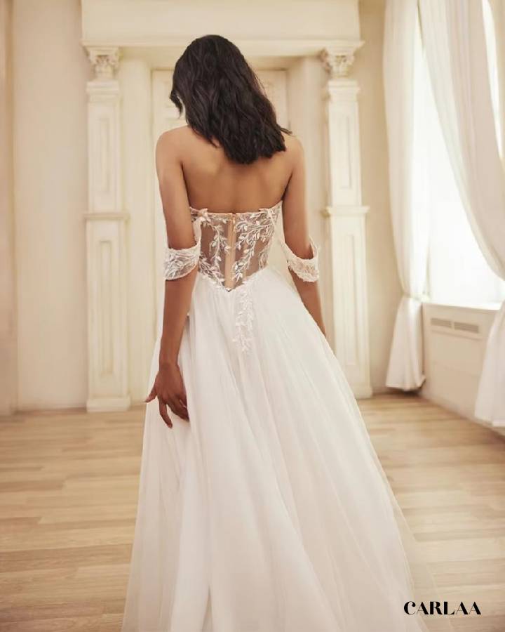 Robe de mariée combishort