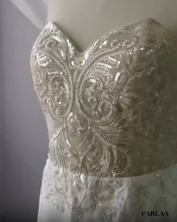Combinaison bustier femme mariage