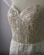Combinaison bustier femme mariage