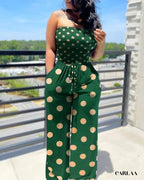 Combinaison pantalon imprimé femme