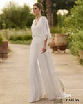 Combinaison fluide mariage