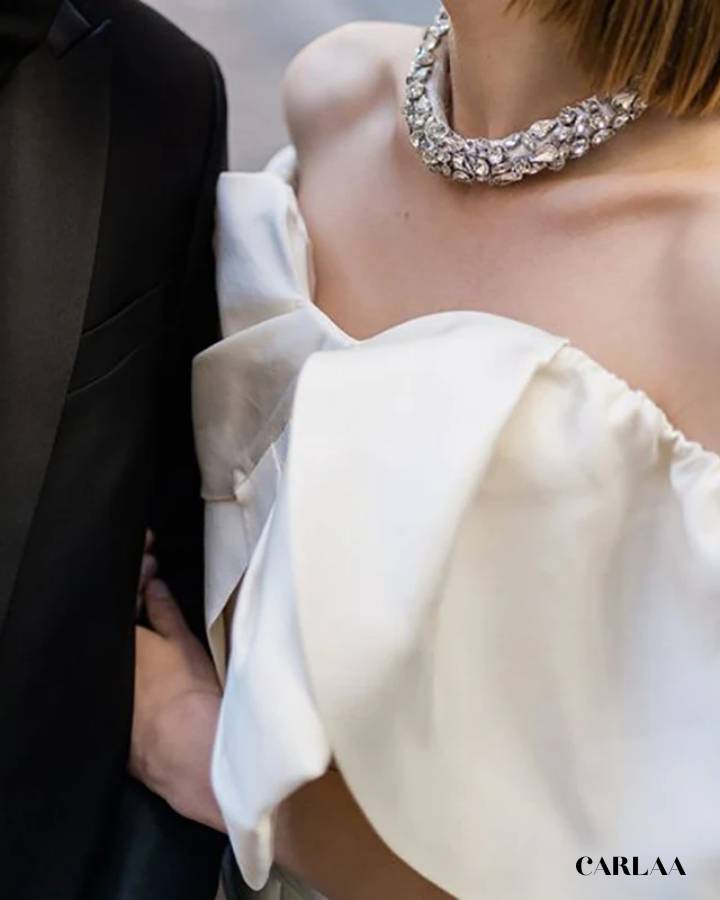 Combishort femme chic mariage