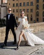 Combishort femme chic mariage