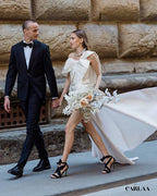 Combishort femme chic mariage