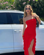 Strapless dress