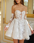 Chic short dress for a wedding