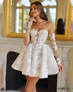 Chic short dress for a wedding