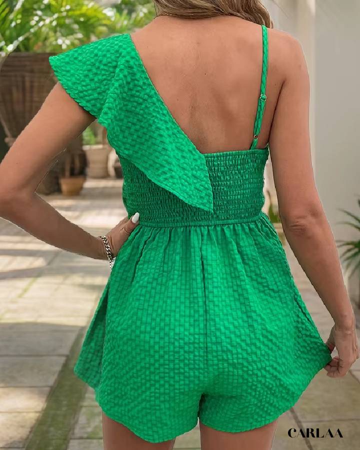Combishort verte femme