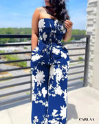 Combinaison pantalon imprimé femme