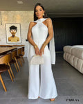 Combinaison blanche ceremonie femme