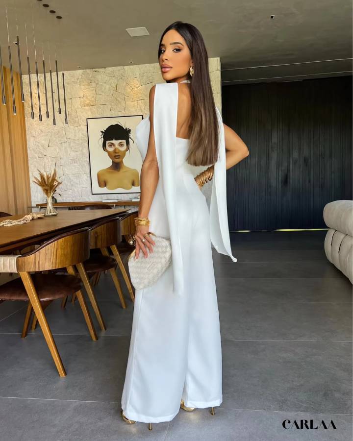 Combinaison blanche ceremonie femme