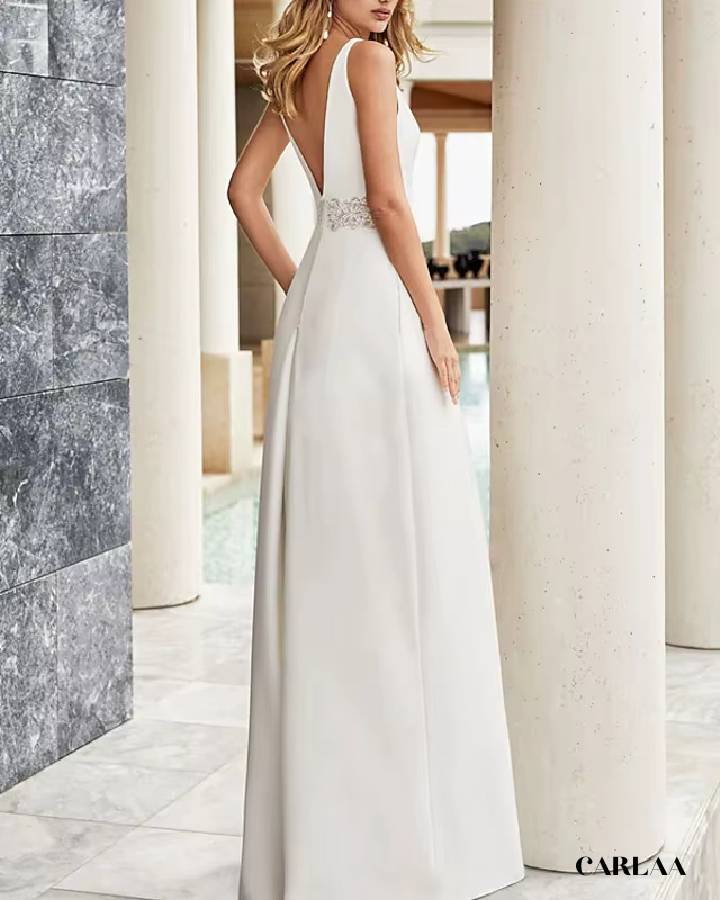 Ivory wedding jumpsuit