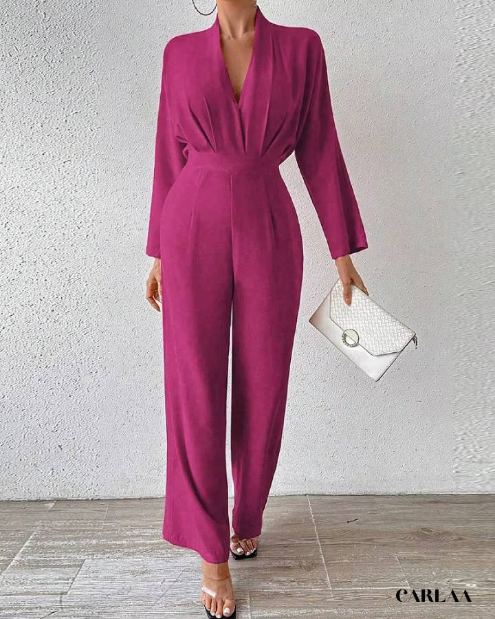 Combinaison pantalon femme habillée manche longue