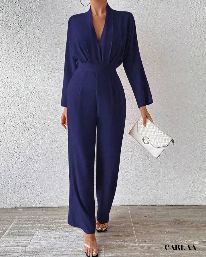 Combinaison pantalon femme habillée manche longue