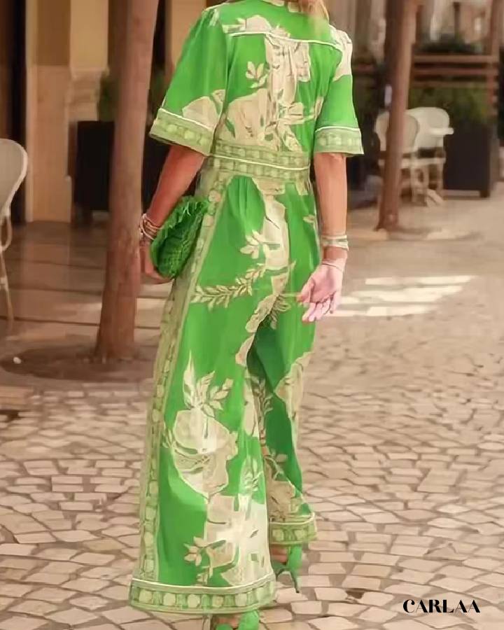 Combinaison pantalon boheme chic