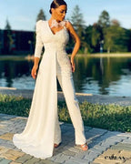 Combinaison asymétrique mariage