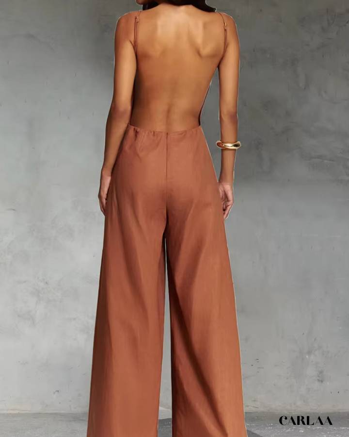 Combinaison femme chic dos nu