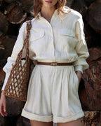 Women's long-sleeved romper