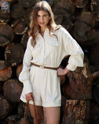 Women's long-sleeved romper