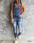 Salopette en jean femme