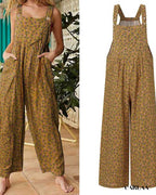 Loose fluid dungarees
