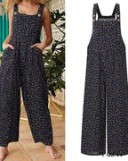 Loose fluid dungarees