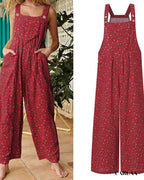 Loose fluid dungarees