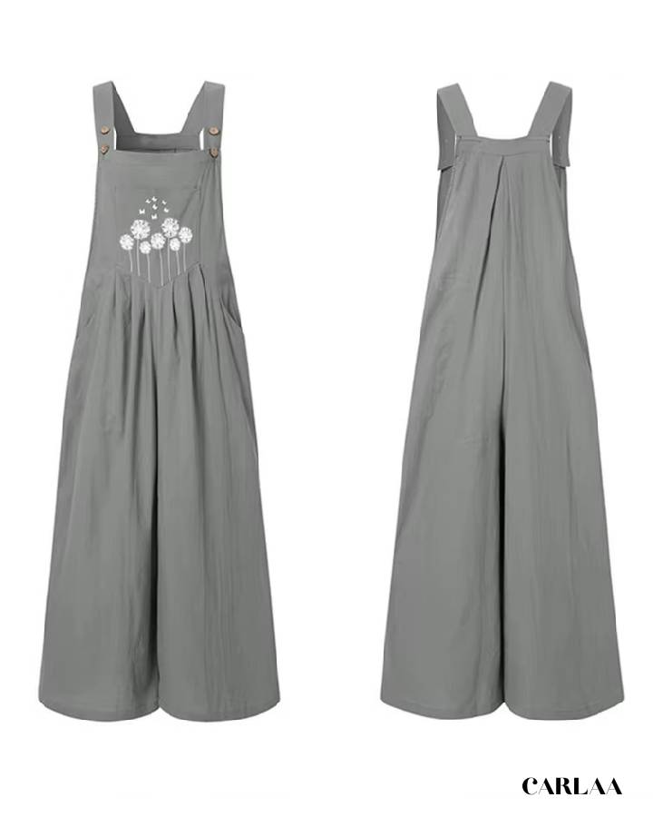 Loose fluid dungarees