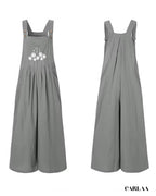 Loose fluid dungarees
