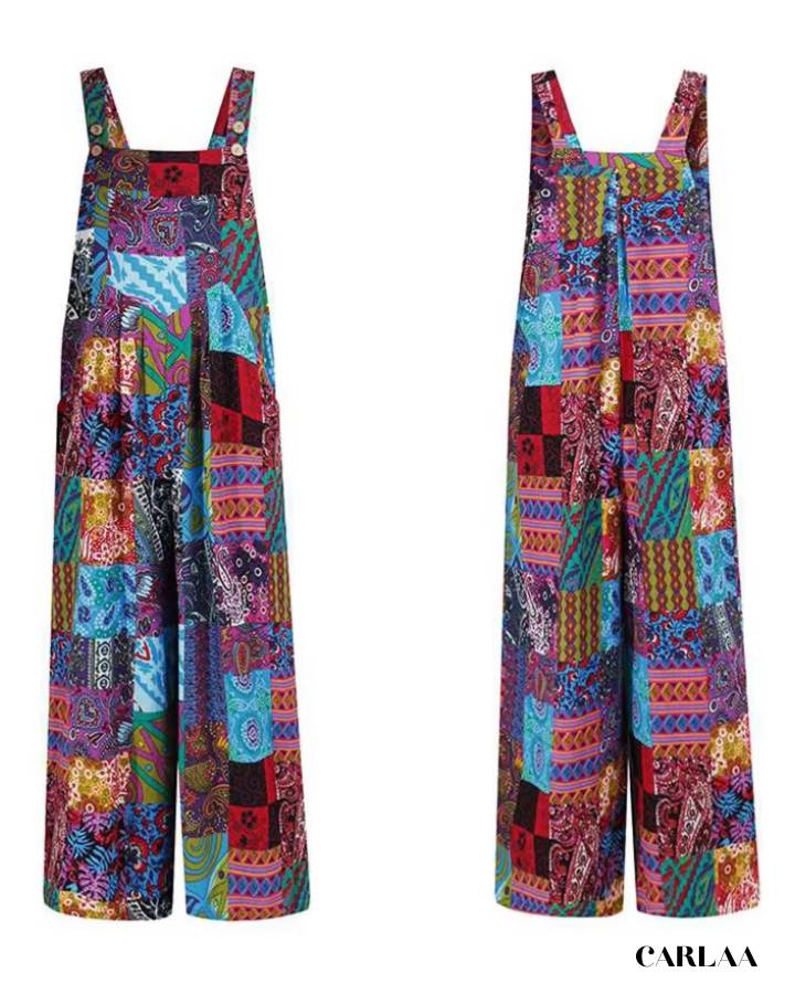 Loose fluid dungarees