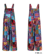 Loose fluid dungarees