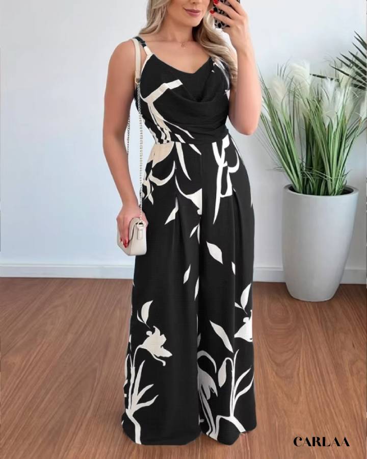 Women's Printed Jumpsuit