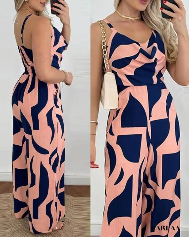 Women's Printed Jumpsuit