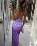 Combinaison violette ceremonie