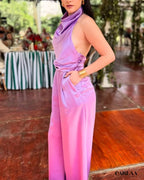 Combinaison violette ceremonie