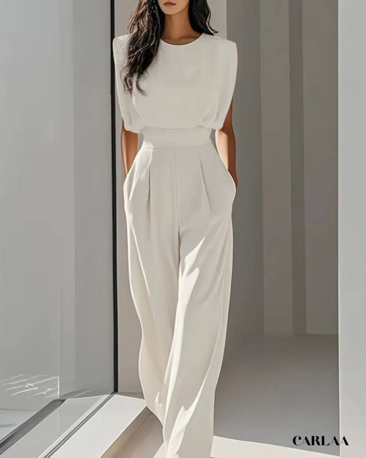 Combinaison chic sans manche