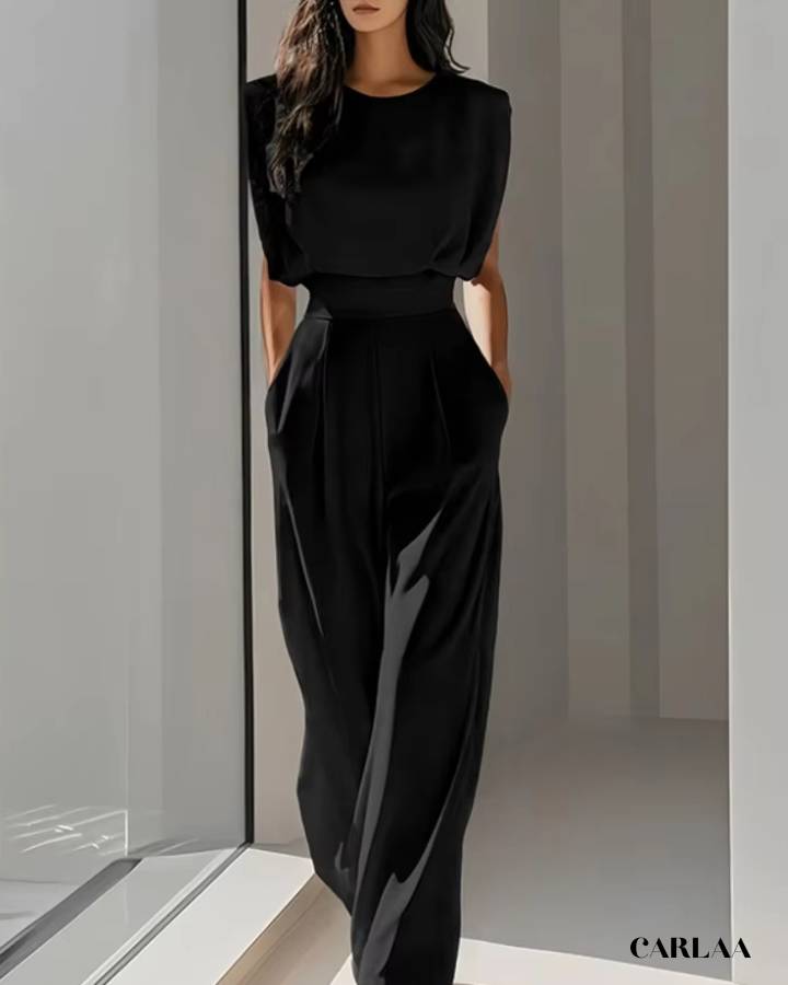 Combinaison chic sans manche