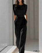 Combinaison chic sans manche