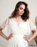 Tenue mariage combi pantalon