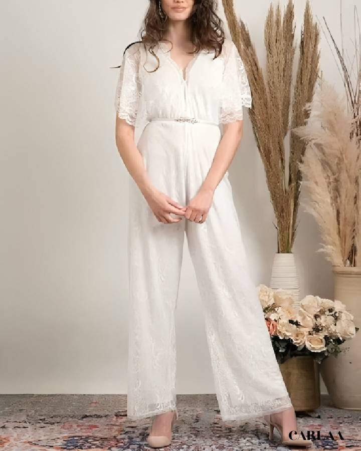 Tenue mariage combi pantalon