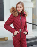 Plus size women's ski suit