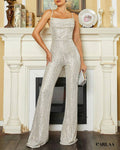Tenue de fête paillette femme