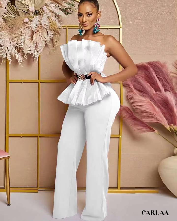 Combinaison chic tenue mariage invité femme pantalon