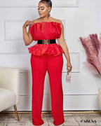 Combinaison chic tenue mariage invité femme pantalon