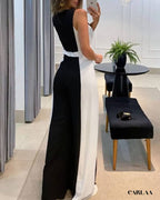 Tenue noir et blanc femme